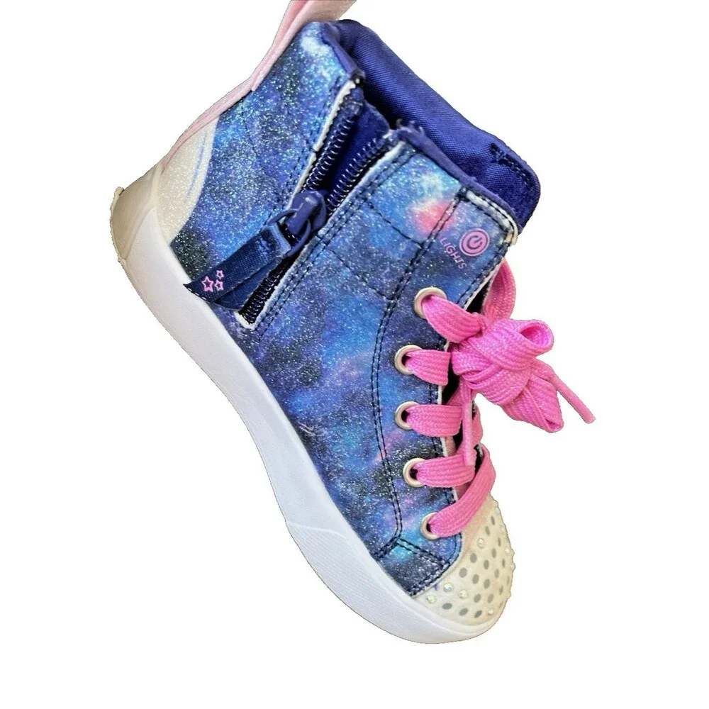 Skechers Twinkle Magic Hot Pink Kids Preschool Unicorn Casual Shoe SZ11.5 Flaws